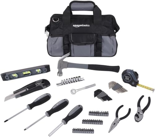 65-Piece Amazon Basics Home Repair Tool Kit