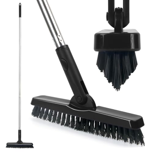 CELOX Grout Brush with Long Handle for Tile Cleaning