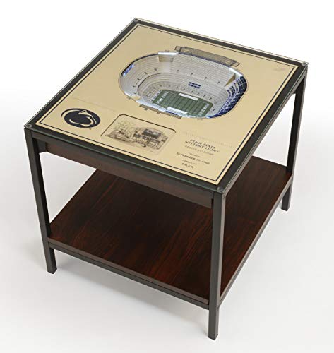YouTheFan Penn State Beaver Stadium Lighted End Table
