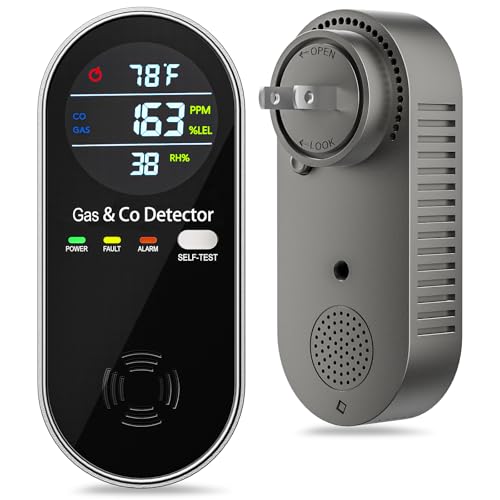 1 Pack 4-in-1 Gas Carbon Monoxide Detector Alarm
