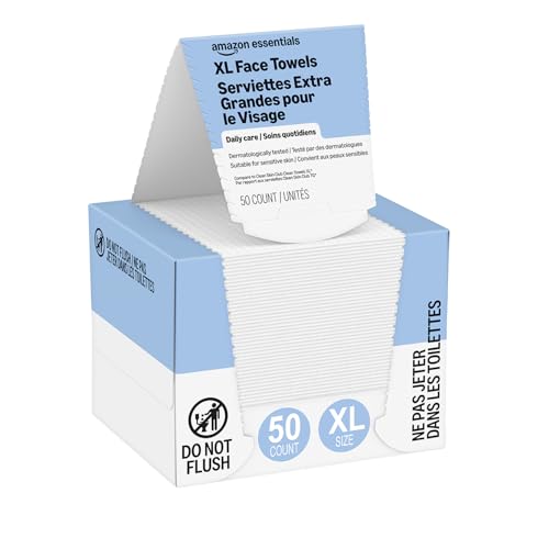 50 Count Dry Disposable Face Towels
