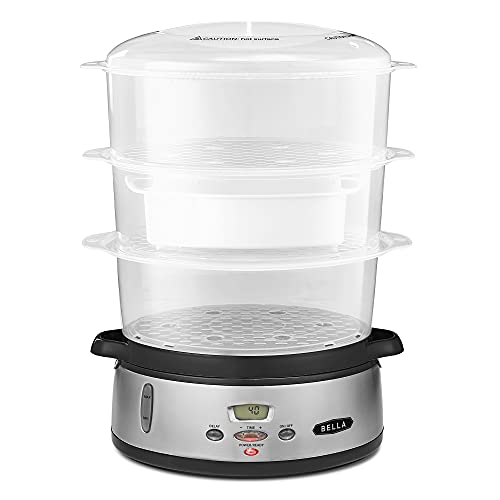 9.5 QT Digital Triple Tier Food Steamer