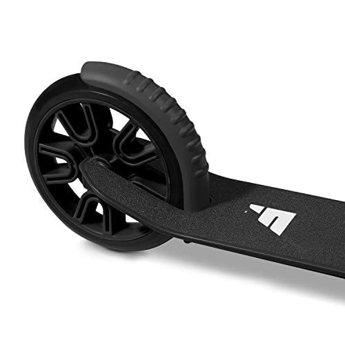 Flyer Kickstart Max, Kick Scooter, Adjustable Handlebars & Foldable, Black Scooter 8+ Years, and up to 220 lbs