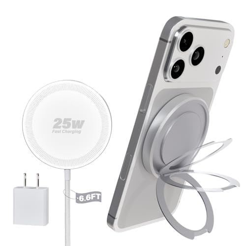 25W Magnetic Wireless Fast Charger with Kickstand