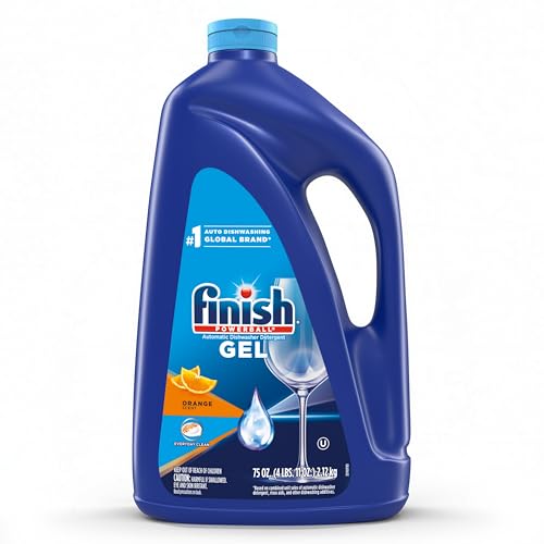 75oz Finish Gel Dishwasher Detergent, Deep Cleaning Power