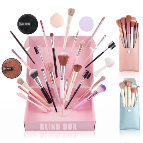 31 Piece Makeup Brush Set Gift Box