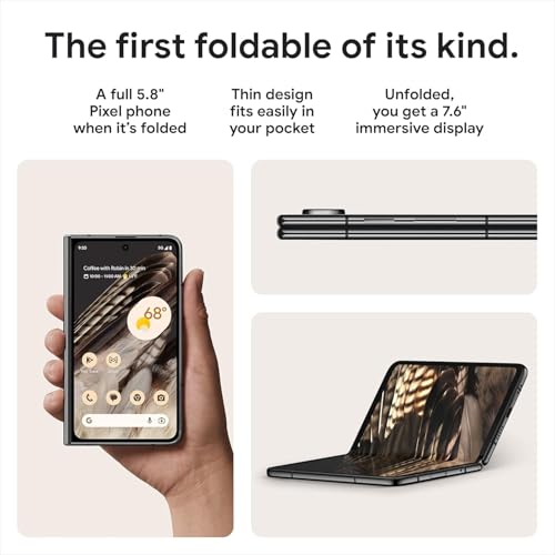 Google Pixel Fold 5G Smartphone with Telephoto Lens