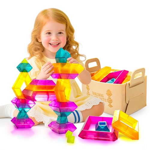 30 Piece Translucent STEM Building Block Set