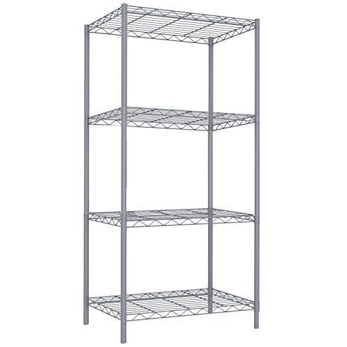 4 Tier Heavy Duty Steel Wire Storage Shelf