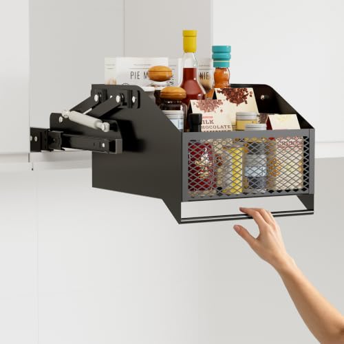 Pull-Down Cabinet Organizer Drop Down Spice Rack