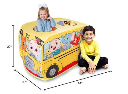 Cocomelon Musical School Bus Pop Up Tent