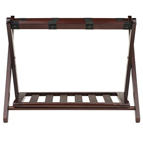 Winsome Luggage Rack with Storage Shelf