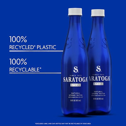 Saratoga Spring Water, 6 Pack, 16 Fl Oz