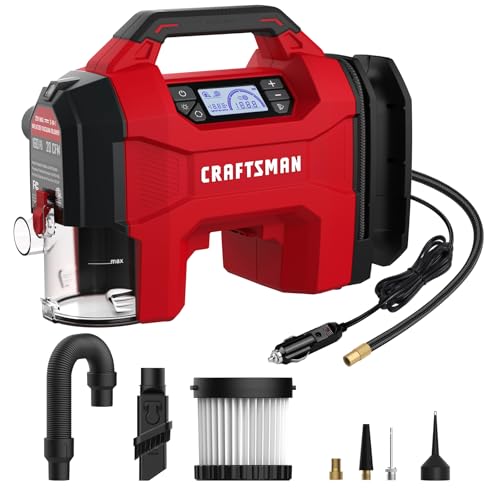 CRAFTSMAN 3-in-1 Tire Inflator Vacuum Blower Combo