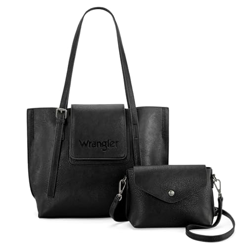 Wrangler Medium Tote Bag and Crossbody Purse Set