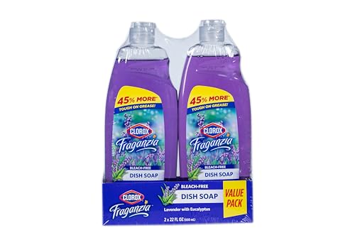 2 Pack Clorox Liquid Dish Soap 22 Oz