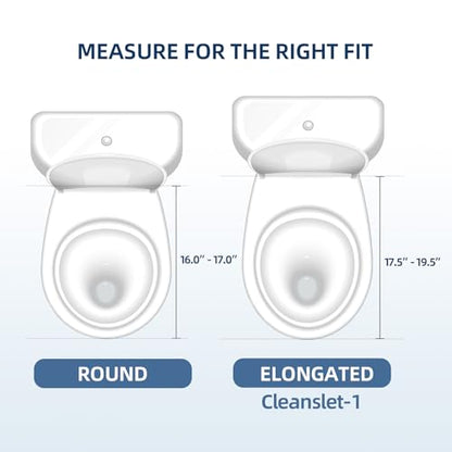 SmartWhale Bidet Toilet Seat, Elongated Non-Electric Bidet Seat, Dual-Nozzle, Rear/Feminine Wash, Adjustable Water Pressure, Easy Installation, Quiet Close, Cleanslet-1