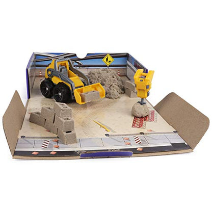 Kinetic Sand, Dig & Demolish Playset with 1lb and Toy Truck, Play Sand Sensory Toys for Kids Ages 3 and up