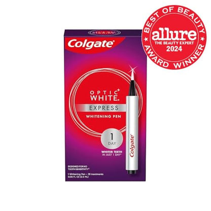 Colgate Optic White Teeth Whitening Pen, 35 Treatments