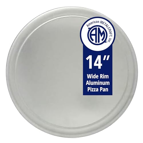 American Metalcraft 14 Inch Wide Rim Pizza Pan