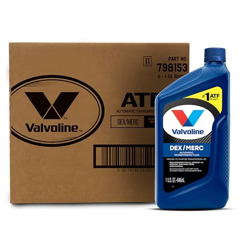 Case of 6 Valvoline DEX/MERC ATF Transmission Fluid 1 QT
