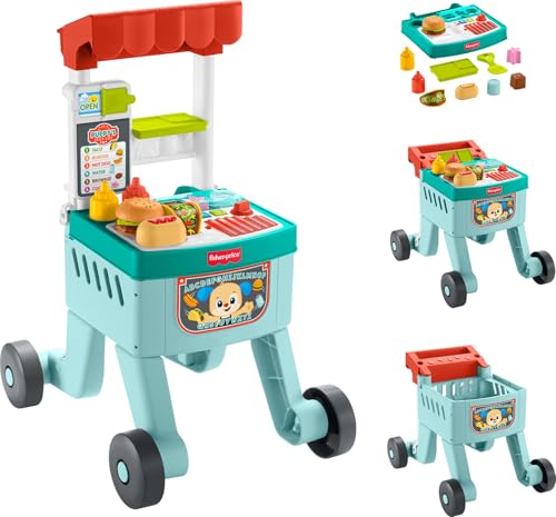 Fisher-Price 4-in-1 Baby Push Walker Snack Cart