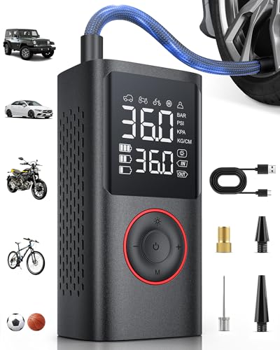 Cordless 150 PSI Portable Tire Inflator Air Compressor