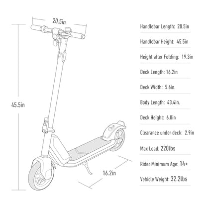 NIU KQi1 Pro Electric Scooter for Adults - 250W Power, 15.5 Miles Range, Max Speed 15.5MPH, 9' Tires, Dual Brakes, Portable Folding Commuting E Scooter, UL Certified