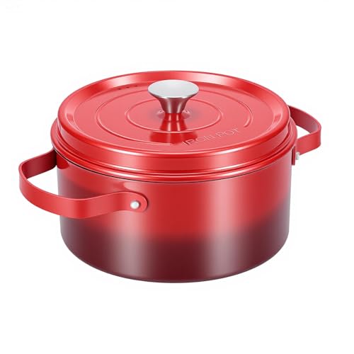 5QT Enameled Dutch Oven Pot with Lid