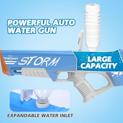 EagleStone Electric Water Gun for Kids Age 8-12, Automatic Squit Gun for Adults 33FT, Modular Battery Powered Auto Water Soaker, Kids Toy, Summer Party Favor Pool Beach Backyard Outdoor Toy Game