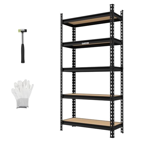 5-Tier Heavy Duty Adjustable Garage Storage Shelving
