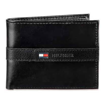Tommy Hilfiger Slim Bifold Leather Wallet with ID