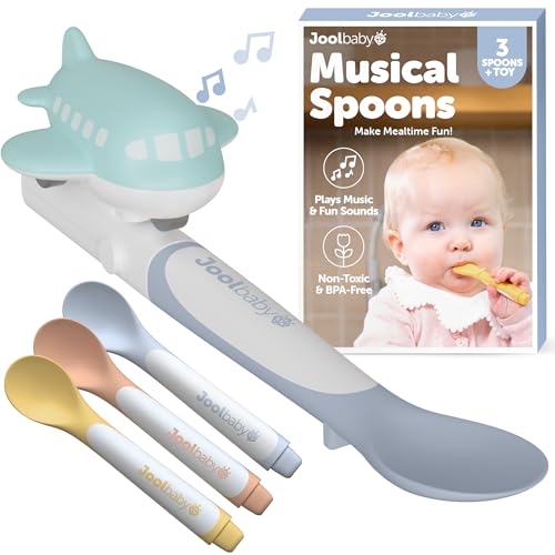 4 Pack Musical Baby Feeding Spoons