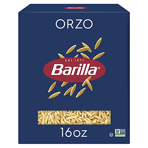 Barilla Orzo Pasta, 16 oz, Non-GMO Durum Wheat