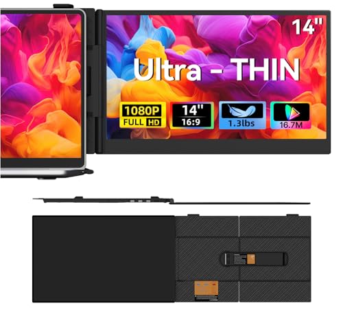 14-Inch 1080p Portable Laptop Monitor Extender