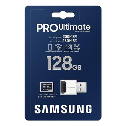 SAMSUNG 128GB microSD Card for 4K UHD Devices