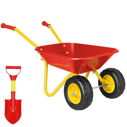 Kids Wheelbarrow and Gardening Tool Set for Toddlers