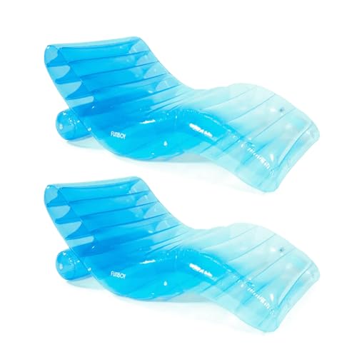 2 Pack FUNBOY Giant Inflatable Chaise Lounger