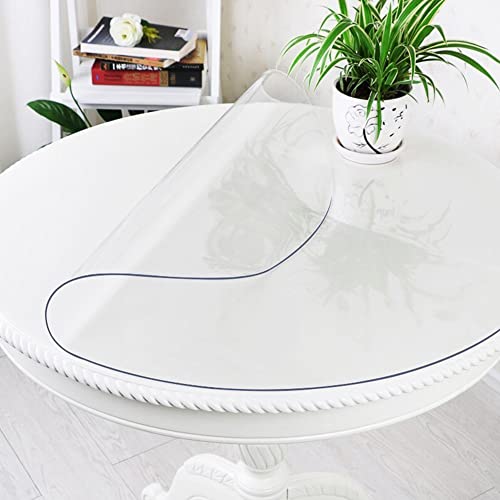 42-Inch Round PVC Table Protector Mat