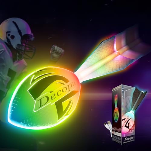 Glow in the Dark LED Foam Football for Kids