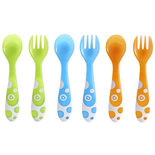 6 Pack Munchkin Toddler Forks and Spoons Set