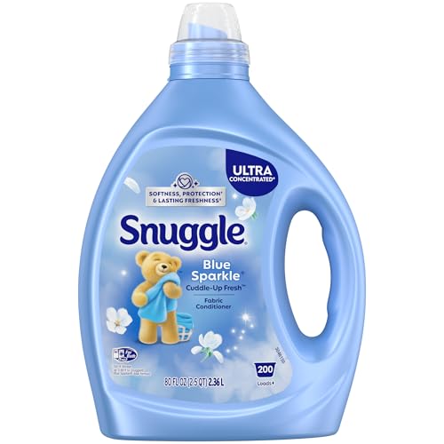 4 Bottles of 80 Ounce Snuggle Concentrated Liquid Fabric Softener