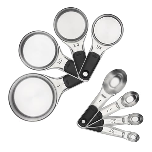 8 Piece OXO Stainless Steel Measuring Cups and Spoons