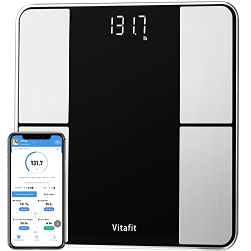 Smart Body Fat Scale, Digital BMI Composition Monitor 400lb