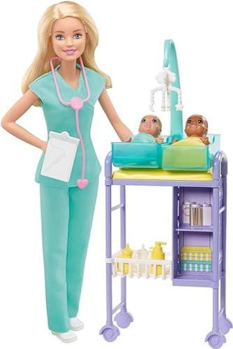 Barbie Baby Doctor Playset with Dolls & Accessories