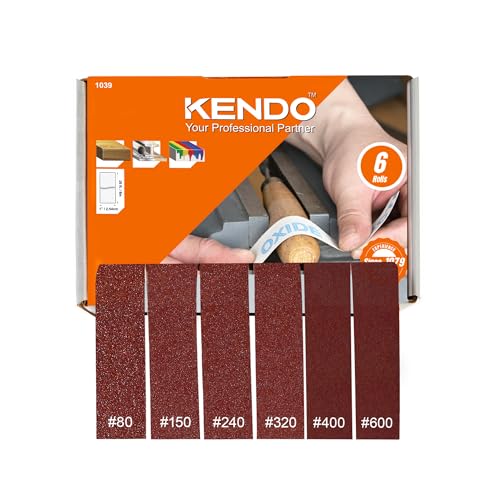 6 Grit Emery Cloth Sandpaper Roll Assortment