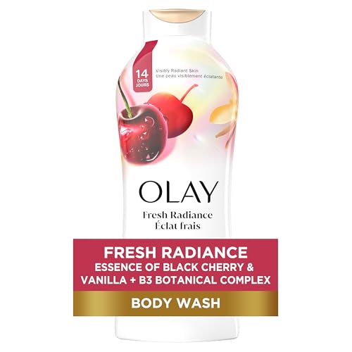 3 Bottles 22 fl oz Olay Body Wash Black Cherry Vanilla + $10 Amazon Credit