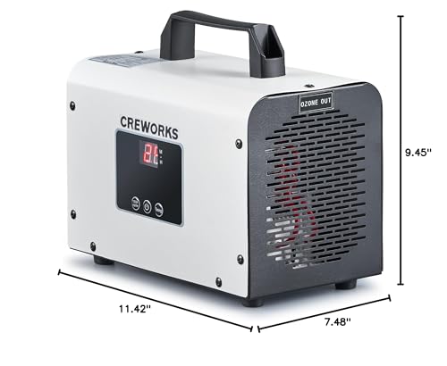 15000 mg/h CREWORKS Ozone Generator for Odor Removal