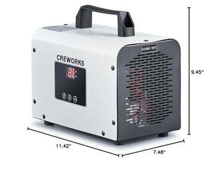 15000 mg/h CREWORKS Ozone Generator for Odor Removal
