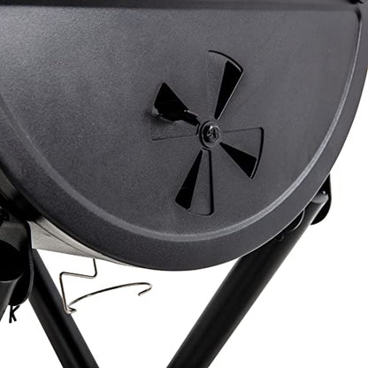 Char-Griller E1816 King-Griller Gambler Portable Charcoal Grill in Black
